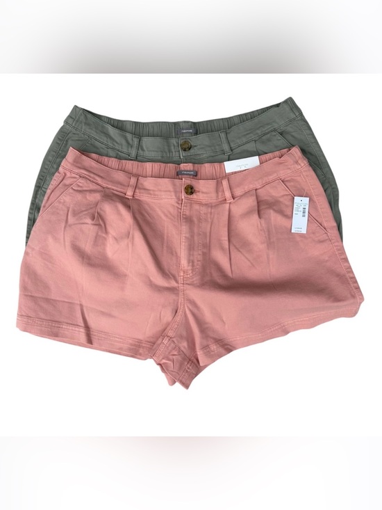 Maurices Pants - Maurice’s Women's  Pleated Cotton Blend Shorts bundle size 18